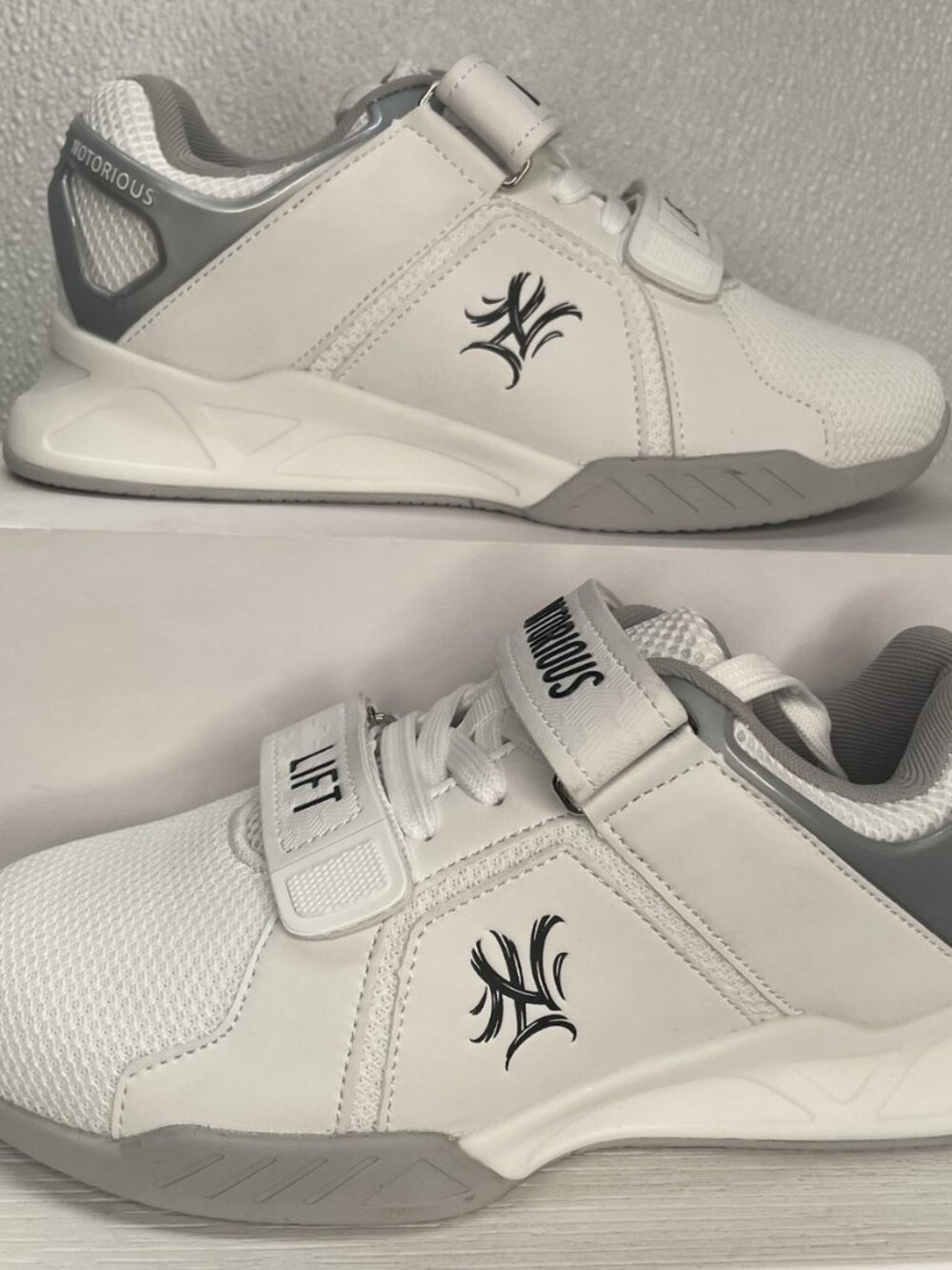 Notorious Lift Ronin Lifters Women's Size 6.5 Weightlifting Sneakers Bliss White